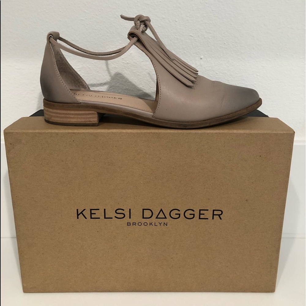 Kelsi Dagger Leather Flats